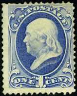 US #156 Mint No Gum,  Fresh Color  1873 Issue With Secret Mark - Nuevos