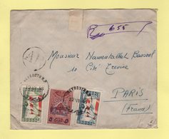 Liban - Beyrouth - Destination France - 12-6-46 - Recommande - Affranchissement Avec N°197 - Storia Postale