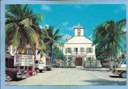 Sint Maarten Historic Post Office And Court In Philipsburg (Netherlands Antilles) Voitures Cars Truck - Sint-Marteen