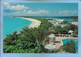 Saint Martin (Antilles Françaises) Long Bay Longue Baie And Et La Samanna Hotel 2scans Vue Aérienne Piscine - Saint Martin
