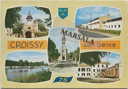 CPSM Croissy  Sur Seine Multivues - Croissy-sur-Seine