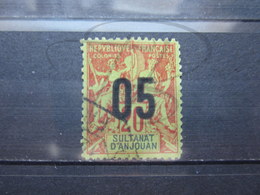 VEND BEAU TIMBRE D ' ANJOUAN N° 23 , FAUX !!! - Used Stamps