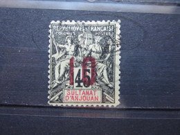 VEND BEAU TIMBRE D ' ANJOUAN N° 27 , FAUX !!! - Usados