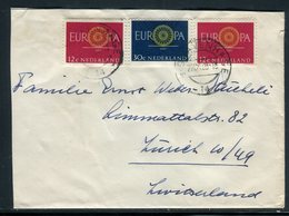 Pays Bas - Enveloppe De Gravenhage Pour La France En 1960, Affranchissement Plaisant ( Europa ) -  Réf J79 - Storia Postale