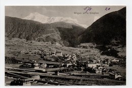 - CPA BRIGUE (Suisse) - Vue Générale Aérienne 1920 - Photo J. Ruggeri - - Brigue-Glis 