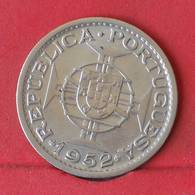 MOZAMBIQUE 20 ESCUDOS 1952 - 10 GRS - 0,720 SILVER   KM# 80 - (Nº29359) - Mozambique