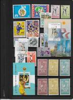 Thème Jeux Olympiques - Sports - Basket-ball - Ensemble De Timbres - B/TB - Basket-ball