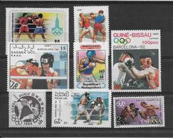 Thème Jeux Olympiques - Sports - Boxe - Ensemble De Timbres Neufs - Boxing