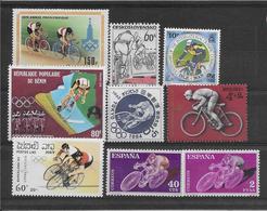 Thème Jeux Olympiques - Sports - Cyclisme - Ensemble De Timbres Neufs - Ciclismo
