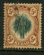 1912 Kedah 5 Cent  Sheaf Of Rice Issue #8 - Kedah