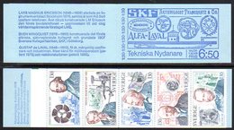 SWEDEN 1976 Pioneers Of Technology Booklet  MNH / **. Michel MH57 - 1951-80