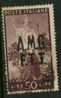 1950 Trieste 50 L  Italy Overprint Issue #13 - Used