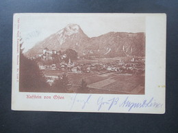 Österreich 1900 AK Kuftstein Von Osten Verlag Carl Otto Hayd Nach München Und Weitergeleitet Muenchen 2 B.P.B. - Covers & Documents