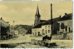 Resteigne - Centre Village Dame Et Vache à L'abreuvoir - Pas Circulé - Editions Arduenna Pour La Maison ZAbus Lambert - Tellin