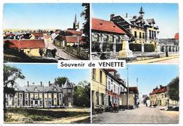 Cpsm: 60 Souvenir De VENETTE (ar. Compiègne) Multivues (Café Tabac De L'Union, Château) 1961  N° 35 - Venette