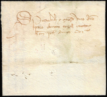 1457 - Lettera Completa Di Testo Da Treviso A Torcello.... - 1. ...-1850 Prefilatelia