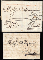 1738 - Due Lettere, Rispettivamente Da Aleppo E Da Salonicco, Per Venezia.... - 1. ...-1850 Prephilately