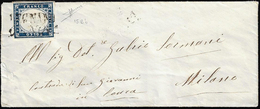 LEGNANO, SD Punti 11 - 20 Cent. (Sardegna 15Bb), Perfetto, Su Busta Del 6/11/1859 Per Milano. Cert. ... - Lombardo-Vénétie