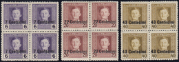 OCC. AUSTRIACA FRIULI 1918 - 7 Cent. Su 6 H. Dent. 12 1/2 X 11 1/2, 22 Cent. Su 20 H. E 43 Cent. Su ... - Autres & Non Classés