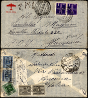 SEGNATASSE 1938 - 10 Cent. Azzurro, Coppia, 40 Cent. Grigio, Coppia, 2 Lire Verde (27,31,35), Perfet... - Erythrée