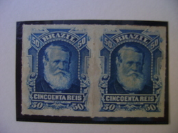 BRAZIL / BRASIL - DOM PEDRO 50 REIS IN PAIR NEW - Neufs