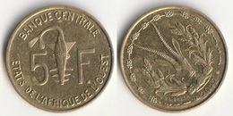 Pièce 5 Francs CFA 2012 Afrique De L'Ouest Origine Cote D'Ivoire (v) - Ivoorkust