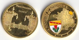 Piece Commémorative Ville De Nancy, Place Stanislas Et Blason SUP (v) - Euro Der Städte