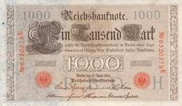 1.000 Mark Reichsbanknote VF/F (III) - 1000 Mark