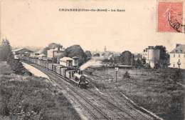 Caulnes       22      La Gare. Train          (voir Scan) - Andere & Zonder Classificatie