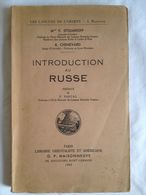 Introduction Au Russe. Mme V. Stoliaroff | R. Chenevard | Librairie Orientaliste Et Américaine. Les Langues De L'Orient - Woordenboeken
