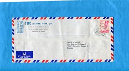 TAIWAN-Lettre Pour Françe-cad 1973 TAIPEI-Stamp N° 600  Anni Post Stamp - Brieven En Documenten