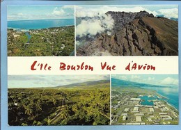 Saint-Paul île De La Réunion Saint-Gilles Piton Des Neiges Le Port Vues Aériennes L'ile Bourbon 2scans - Saint Paul