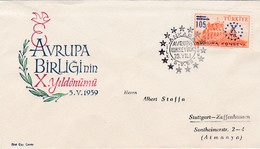 FDC PREMIER JOUR EUROPA 1959 Turquie - 1959