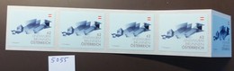 Österreich Selbstklebende Marken   0,62  5er Streifen Mit Nummer ** MNH Lindwurm #5055 - 2011-2020 Unused Stamps