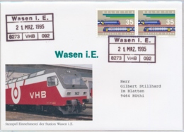 BAHNPOST - EBT/SMB/VHB Stempel Wasen I. E. - Ferrovie