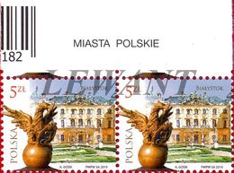 2019.02.19. Polish Cities - Bialystok - 2v + Margin MNH - Neufs