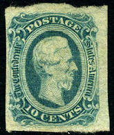 Confederate States #11 VF Mint No Gum  Jefferson Davis  From 1863-1864 - 1861-65 Confederate States