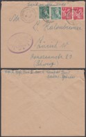 FRANCE Yv 411X2+433X2 SUR LETTRE CAMP DE GURS CENSURE N°8 VERS LA SUISSE (DD) DC-3624 - War Stamps