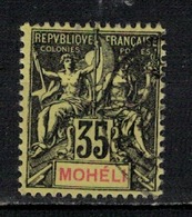 MOHELI            N° YVERT  :  9 (5)             OBLITERE     ( OB   03/61  ) - Usati