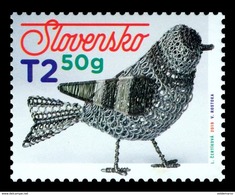 Slovaquie 2019 PAQUES EASTER  Oiseau En Fer Blanc Ferblanterie Traditionnelle - Neufs