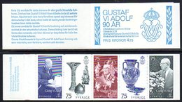 SWEDEN 1972 King's 90th Birthday Booklet MNH / **.  Michel MH38 - 1951-80