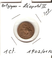 LEOPOLD II  --  1 Ct 1902/01 FL - 1 Centime