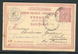 Turquie - Entier Postal De Salonique Pour La France En 1893 -  Réf J178 - Covers & Documents