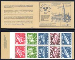 SWEDEN 1972  Stockholmia '74 Exhibition Booklet MNH / **.  Michel MH35 - 1951-80