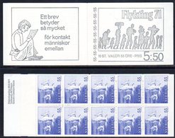 SWEDEN 1971 Refugee Aid Booklet MNH / **.  Michel 705D - 1951-80