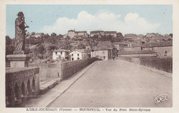 L’ISLE-JOURDAIN (Vienne) BOURPEUIL Vue Du Pont St-Sylvain - L'Isle Jourdain