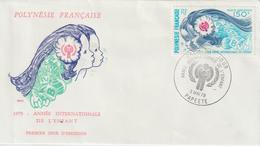 Polynésie FDC 1979 Année De L'enfant PA 145 - FDC