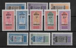 SOUDAN - 1922 - YVERT N° 42/52 * MLH - COTE 2022 = 90 EUR. - Ungebraucht