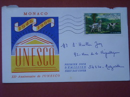 Delcampe - Monaco - Enveloppe Timbrée , Affranchissement Philatélique 1981 - Poststempel