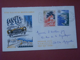 Delcampe - Monaco - Enveloppe Timbrée , Affranchissement Philatélique 1985 - Poststempel